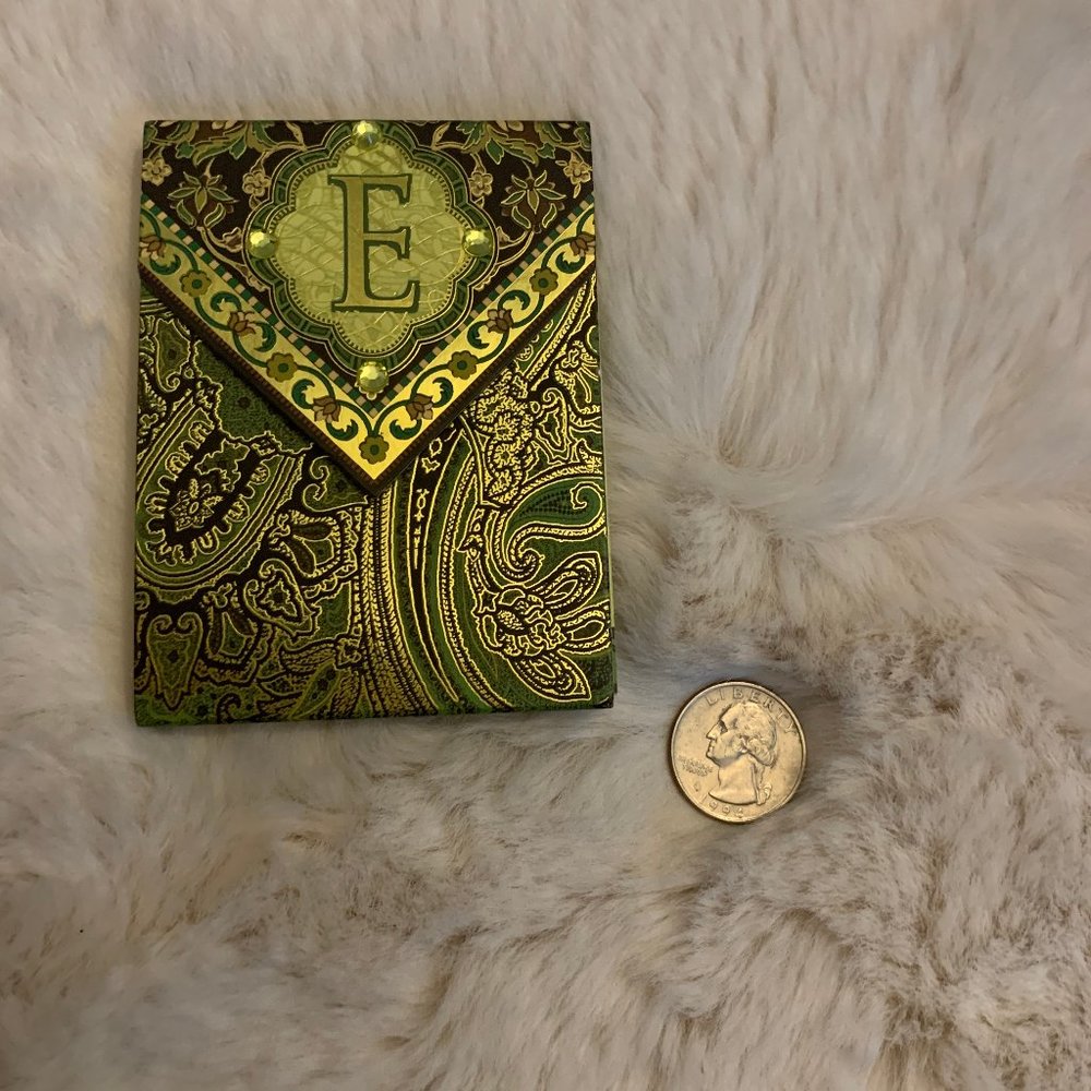 Personalized Monogram Mini Notebook "E"